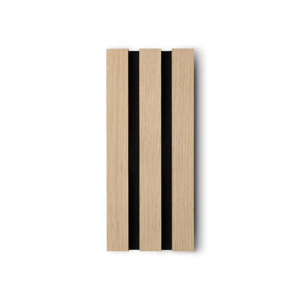 Raw Natural Oak Acoustic Slat Panel 94.5" Sample