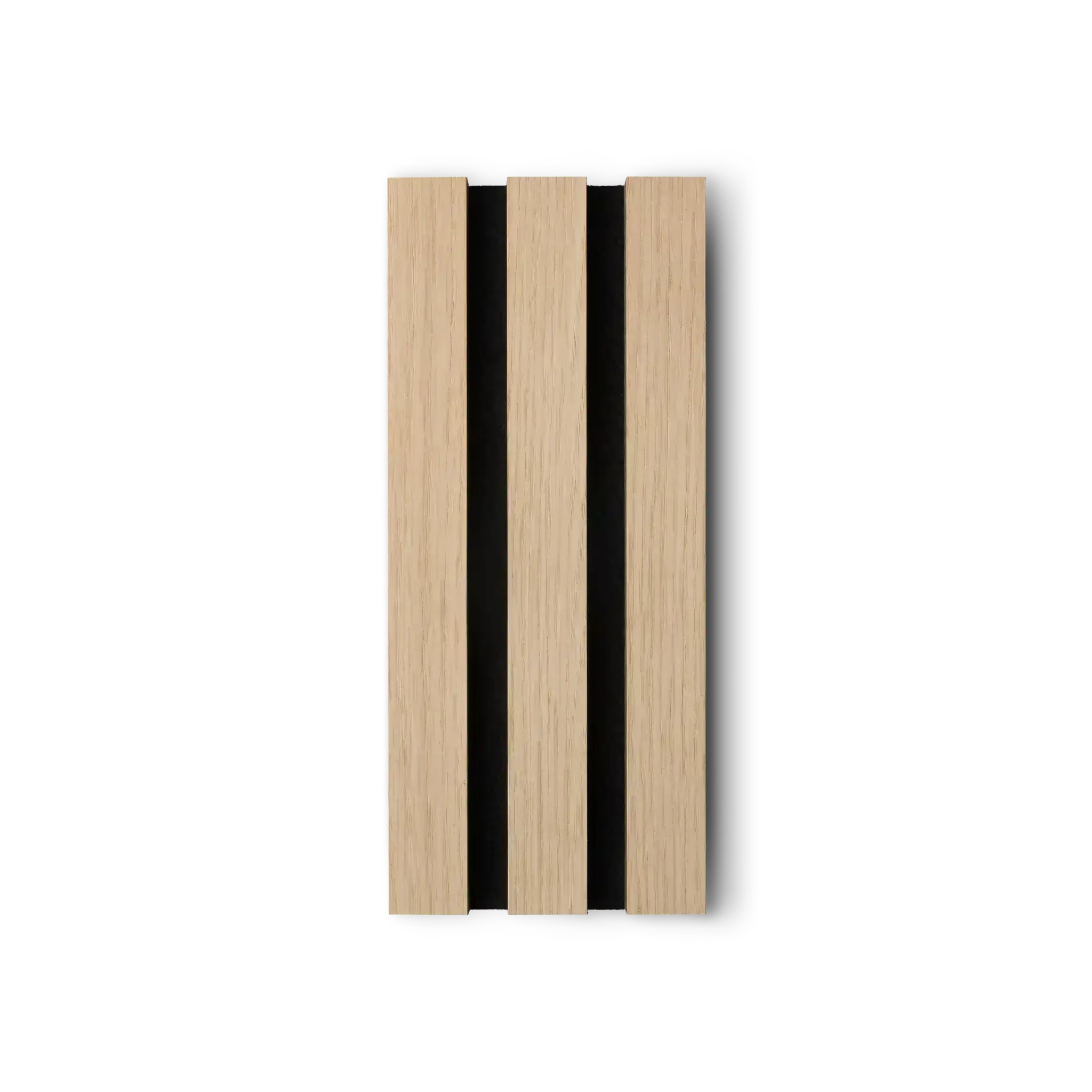 Raw Natural Oak Acoustic Slat Panel 94.5" Sample