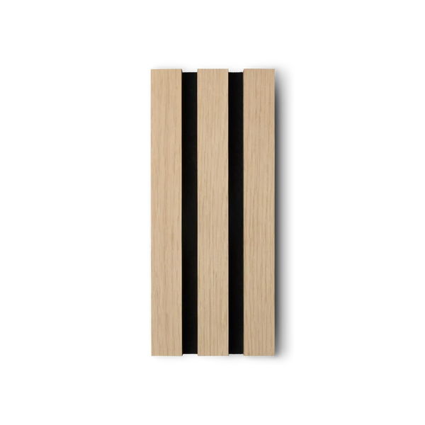 Raw Natural Oak Acoustic Slat Panel 94.5" Sample