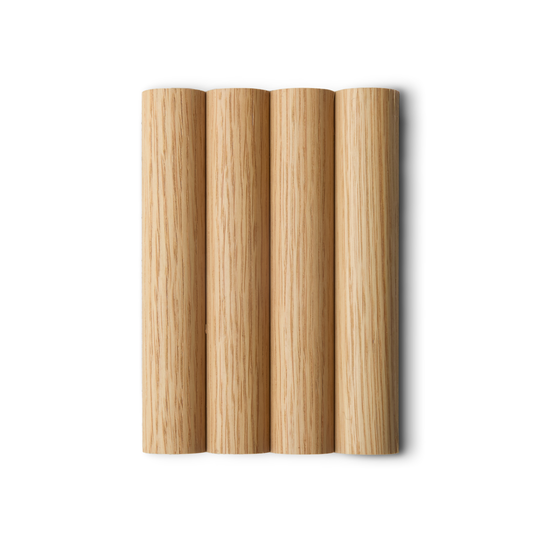Natural Oak Flexible Tambour Panel Sample
