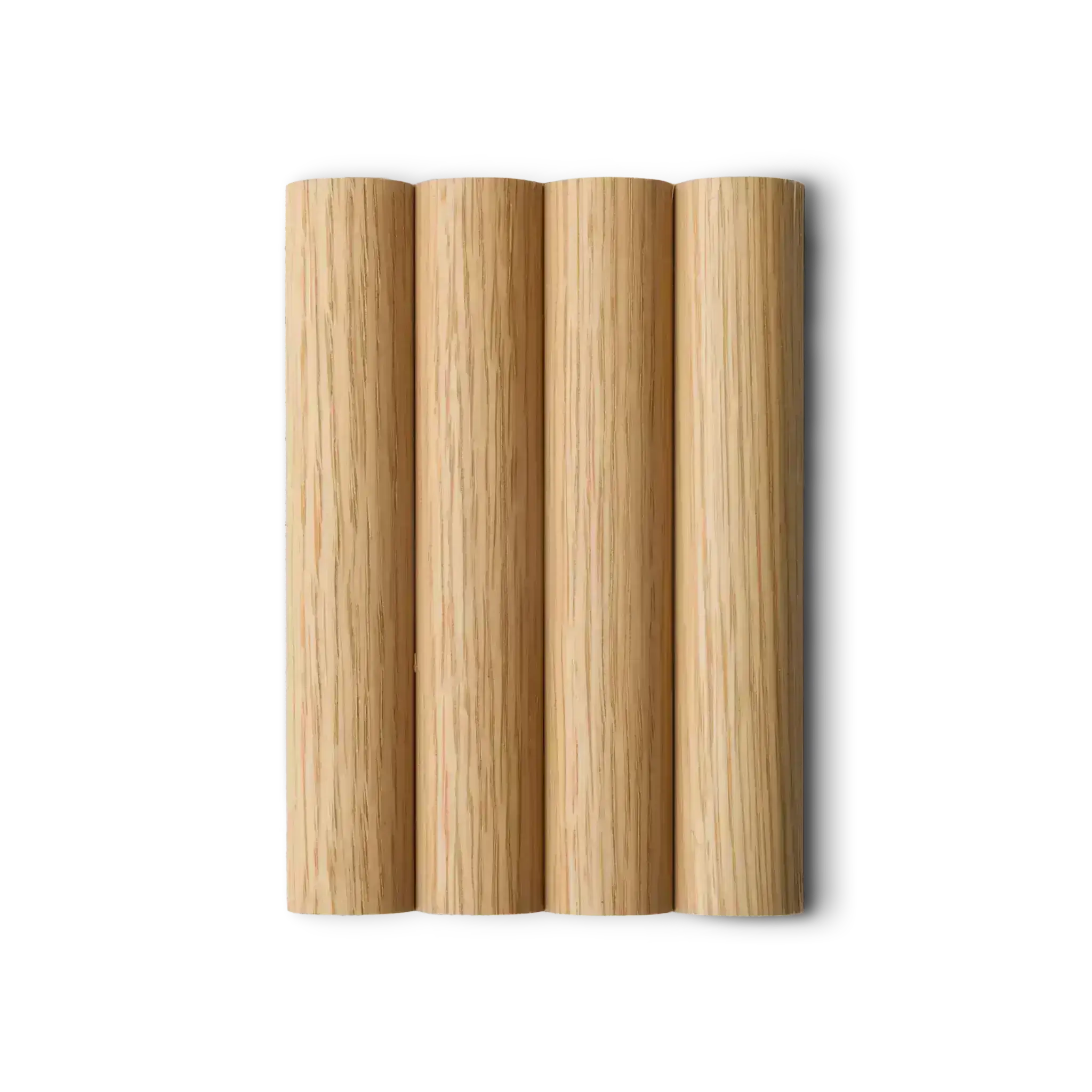 Natural Oak Flexible Tambour Panel Sample