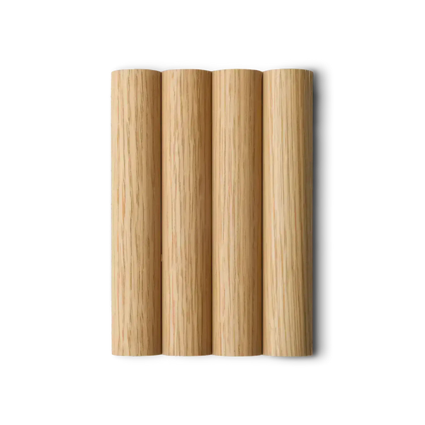 Natural Oak Flexible Tambour Panel Sample