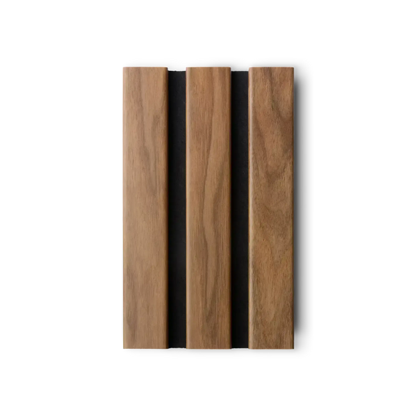 AFD Black Walnut Extra Wide Acoustic Slat Panel Sample 120"