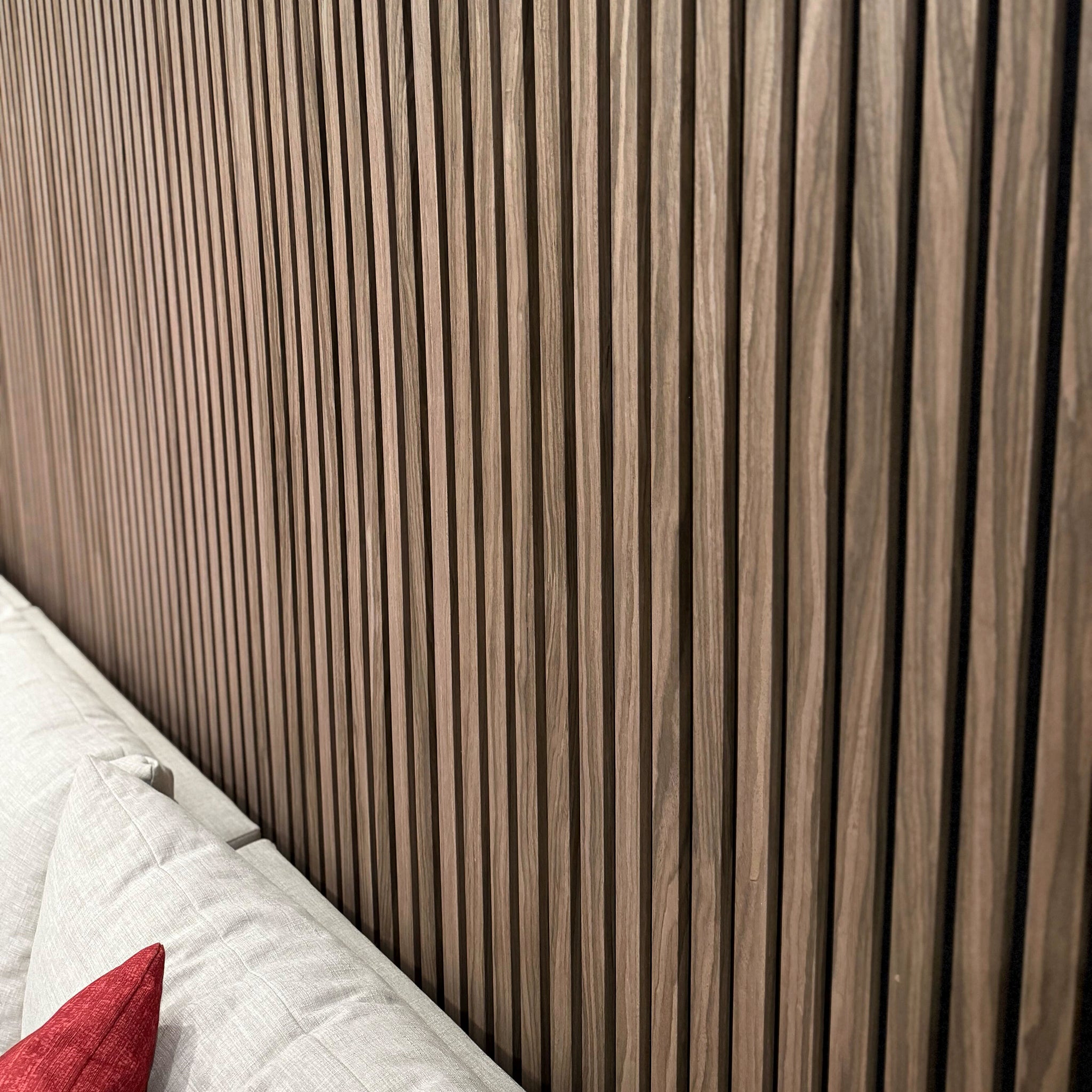 Sandal Walnut Acoustic Slat Panels