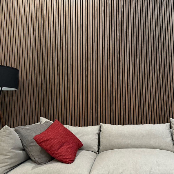 Sandal Walnut Acoustic Slat Panels 94.5"