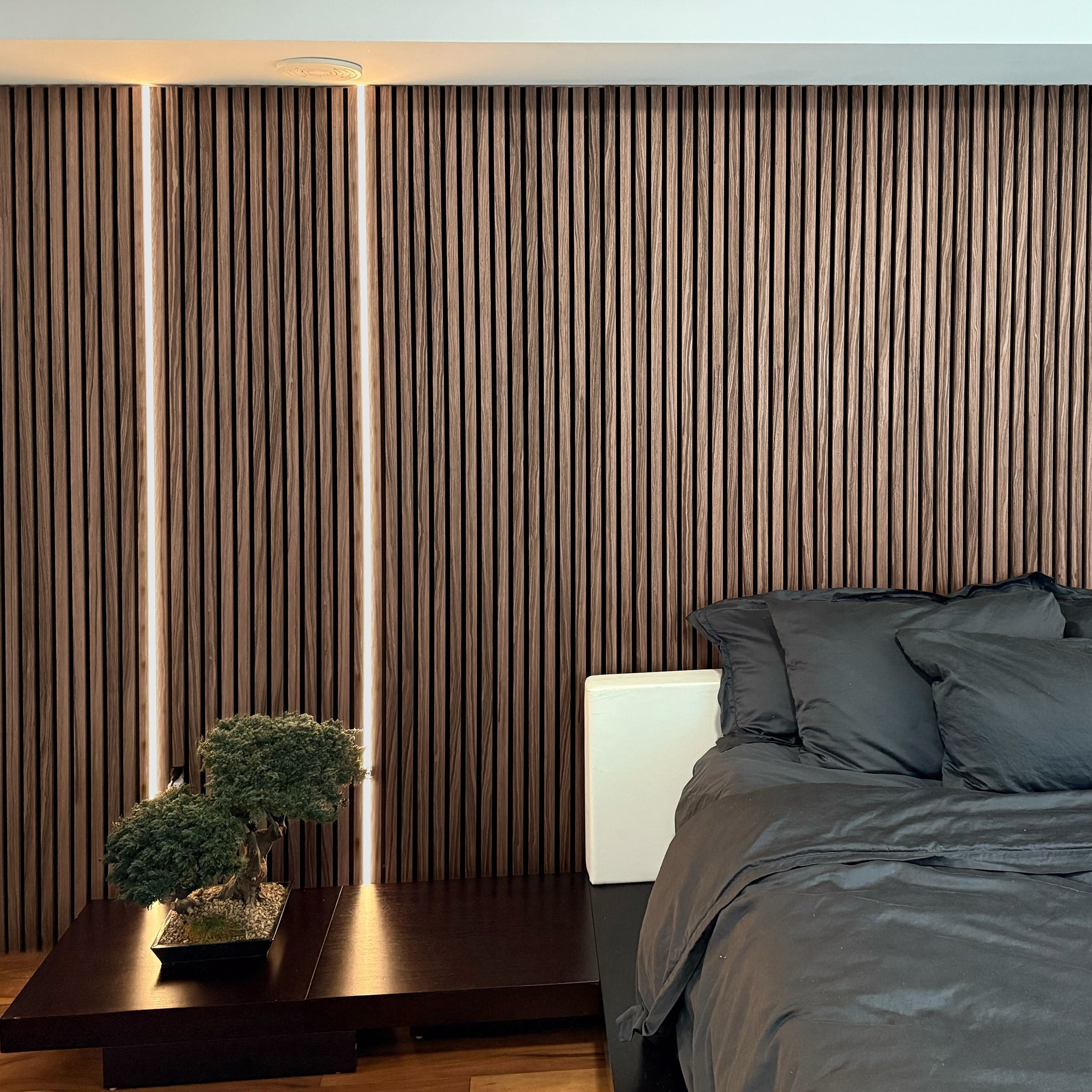 Sandal Walnut Acoustic Slat Panels 94.5" or 118" Length