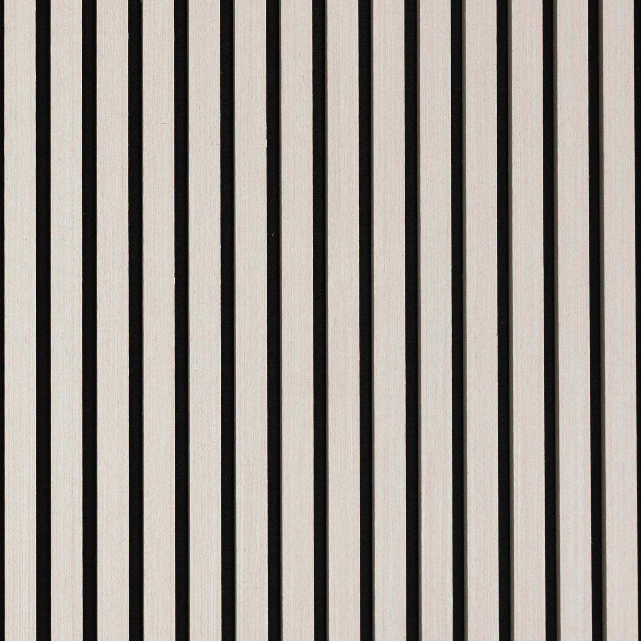 Ivory White Oak Acoustic Slat Panels 120"