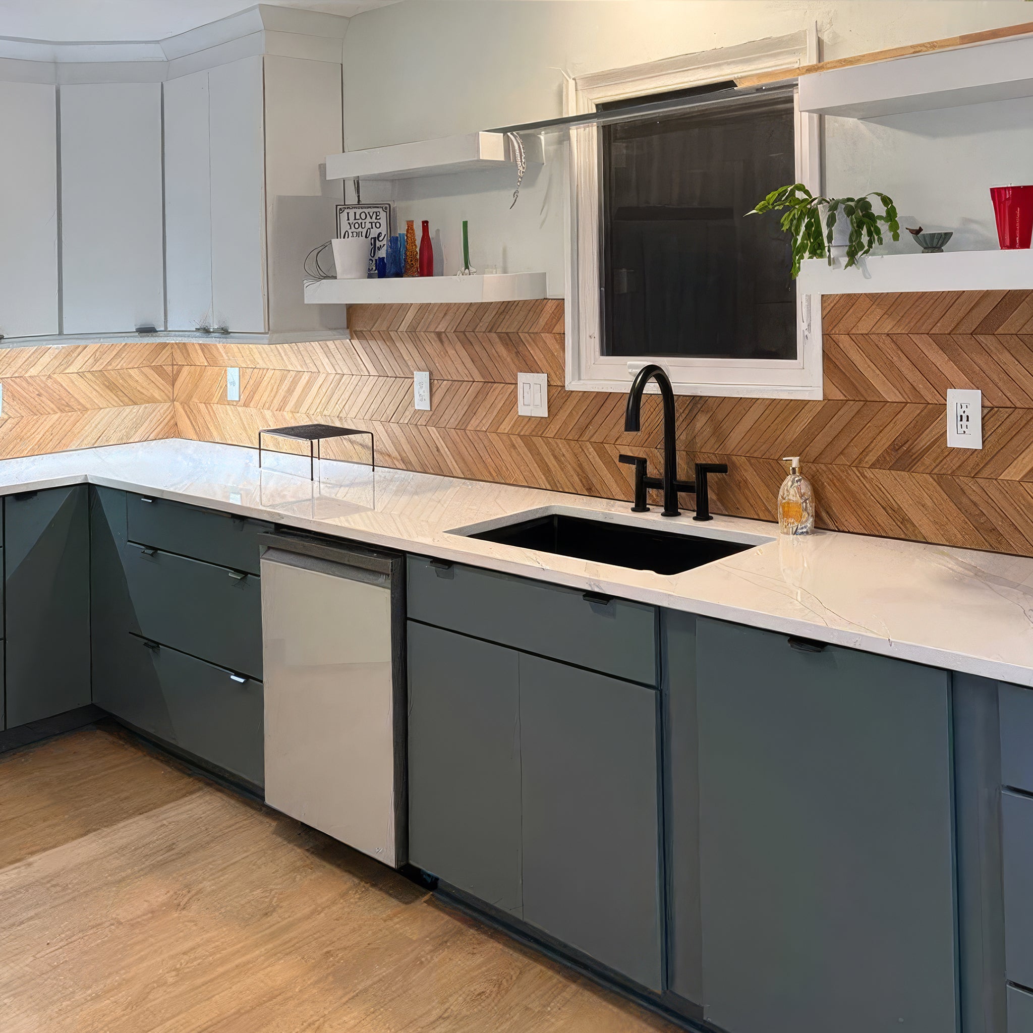 Chevron Natural White Oak