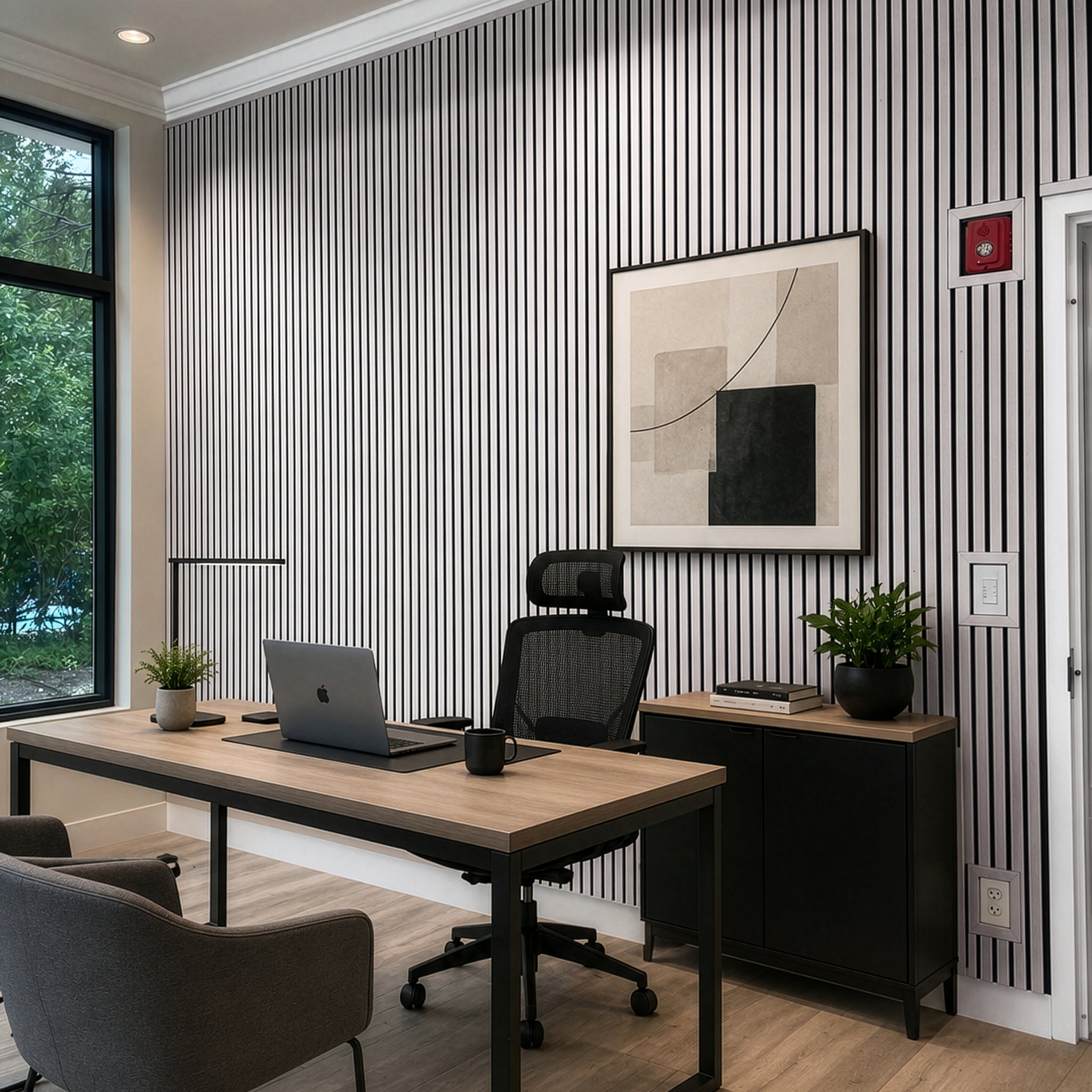 Beachfront Oak Acoustic Slat Panels 94.5