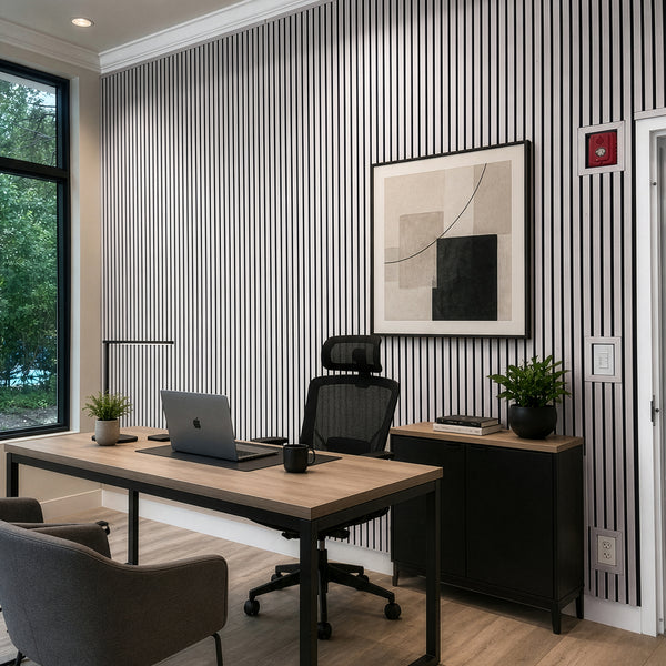 Beachfront Oak Acoustic Slat Panels 94.5" or 120"
