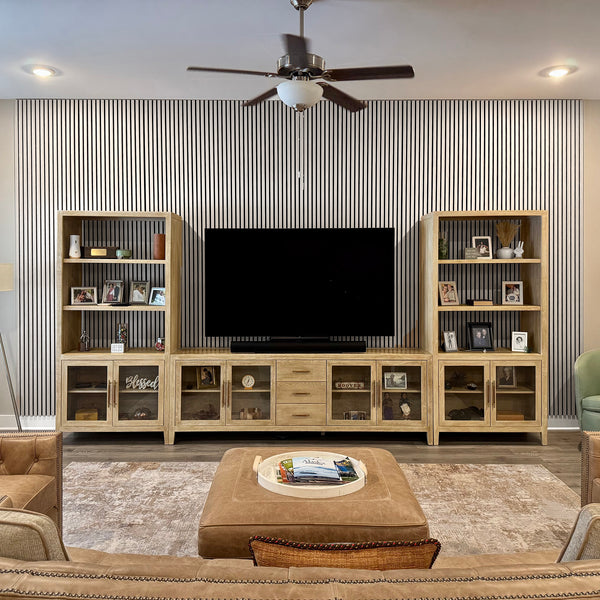 Beachfront Oak Acoustic Slat Panels 94.5" or 120"