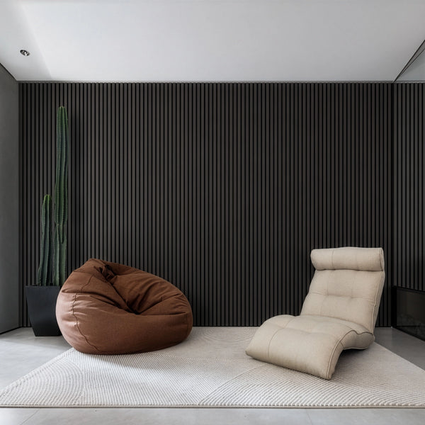 AFD Luxury Black Oak Acoustic Slat Panels 108.2