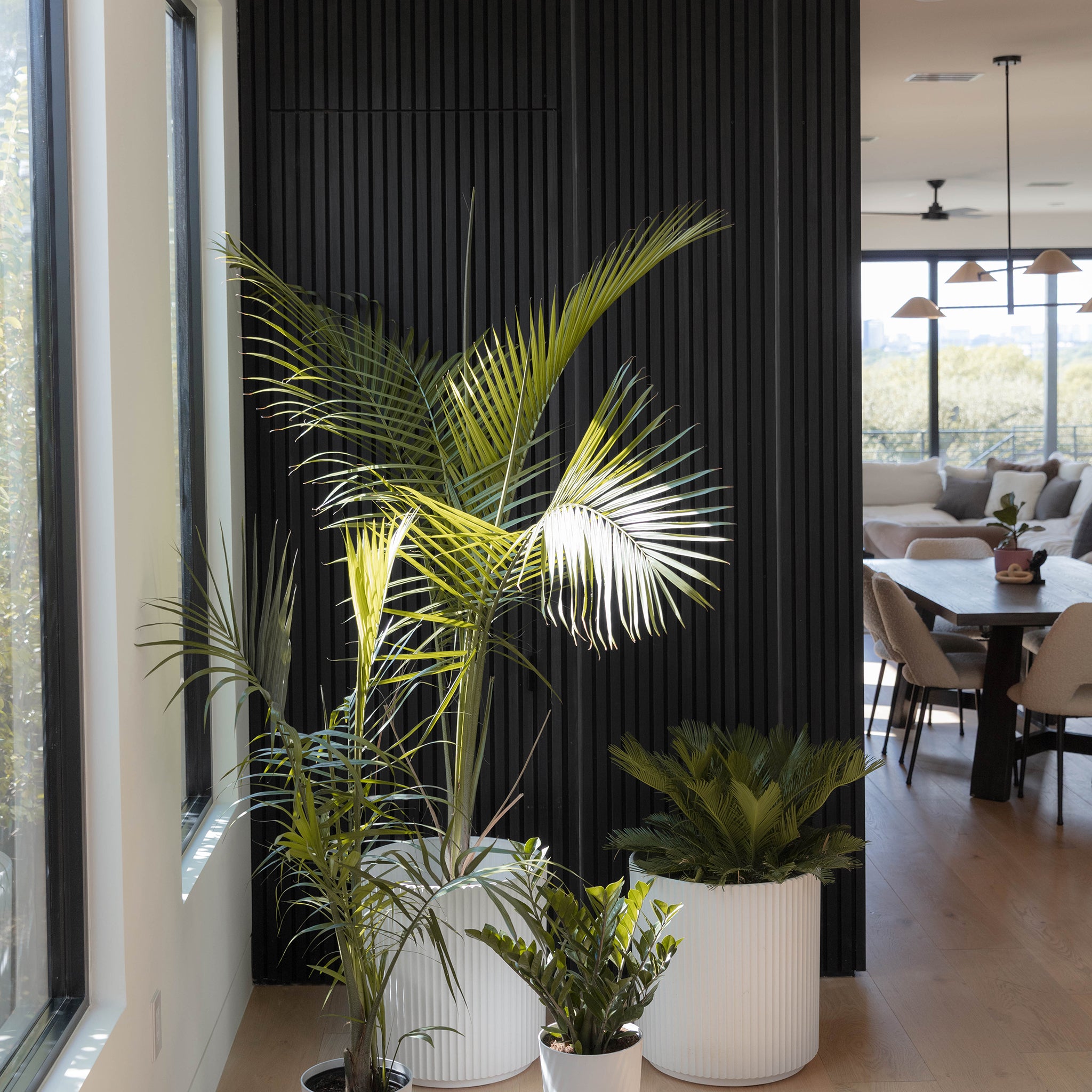 Noir Oak Acoustic Slat Panels 94.5