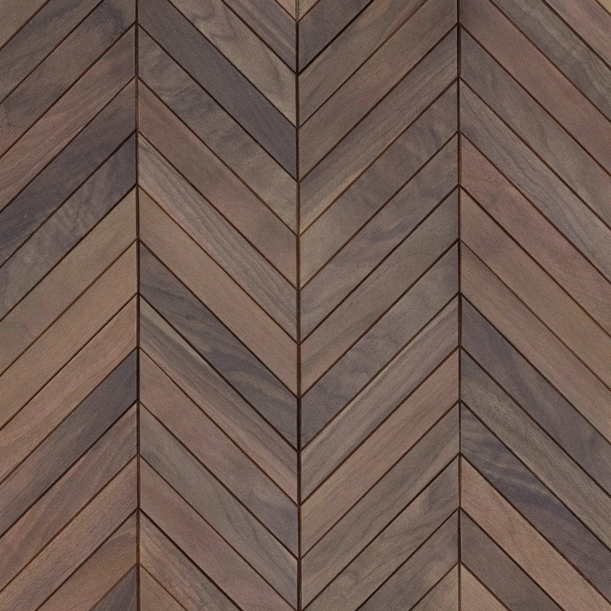 Chevron Natural Walnut Sample
