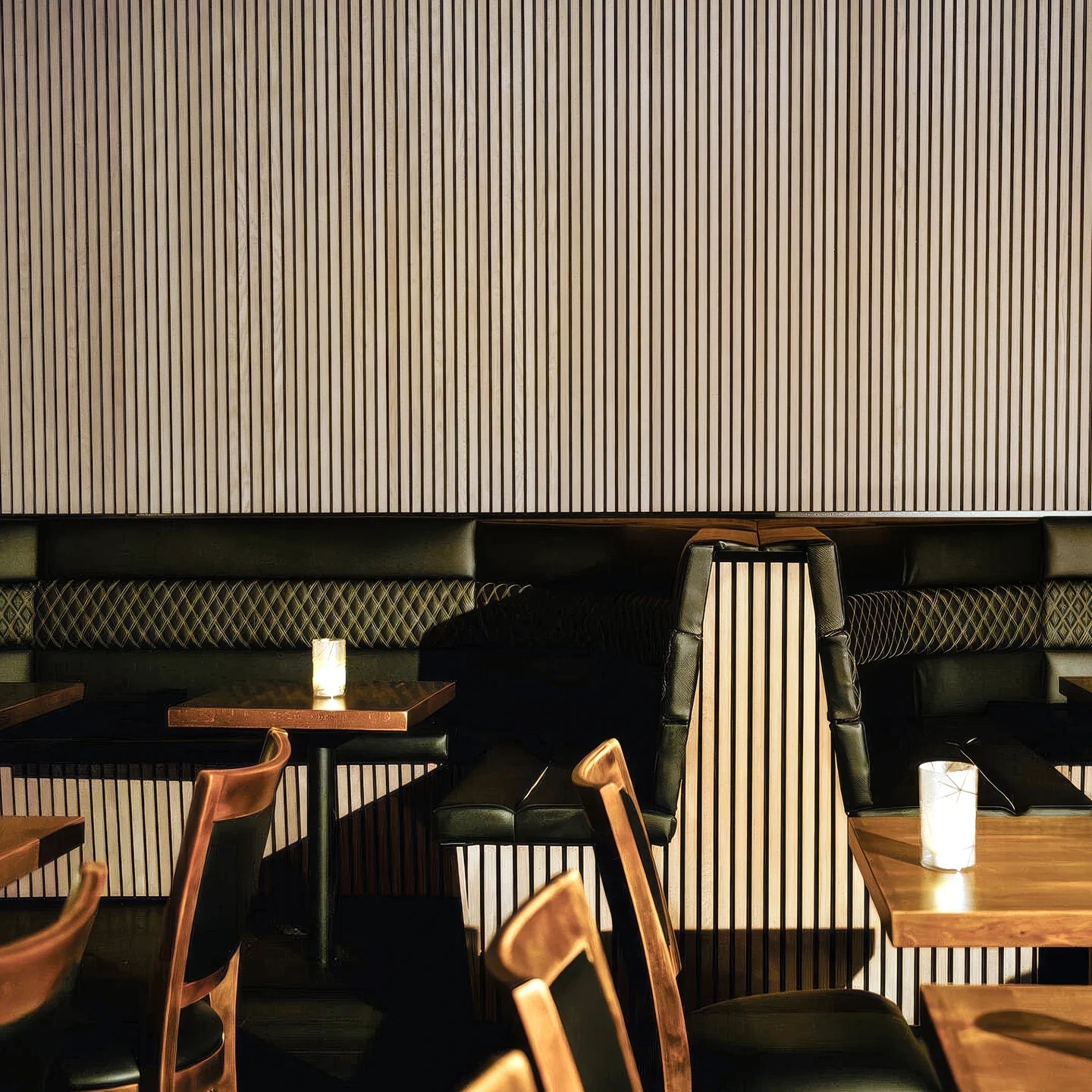 Raw Natural Oak Acoustic Slat Panels 94.5" or 120"