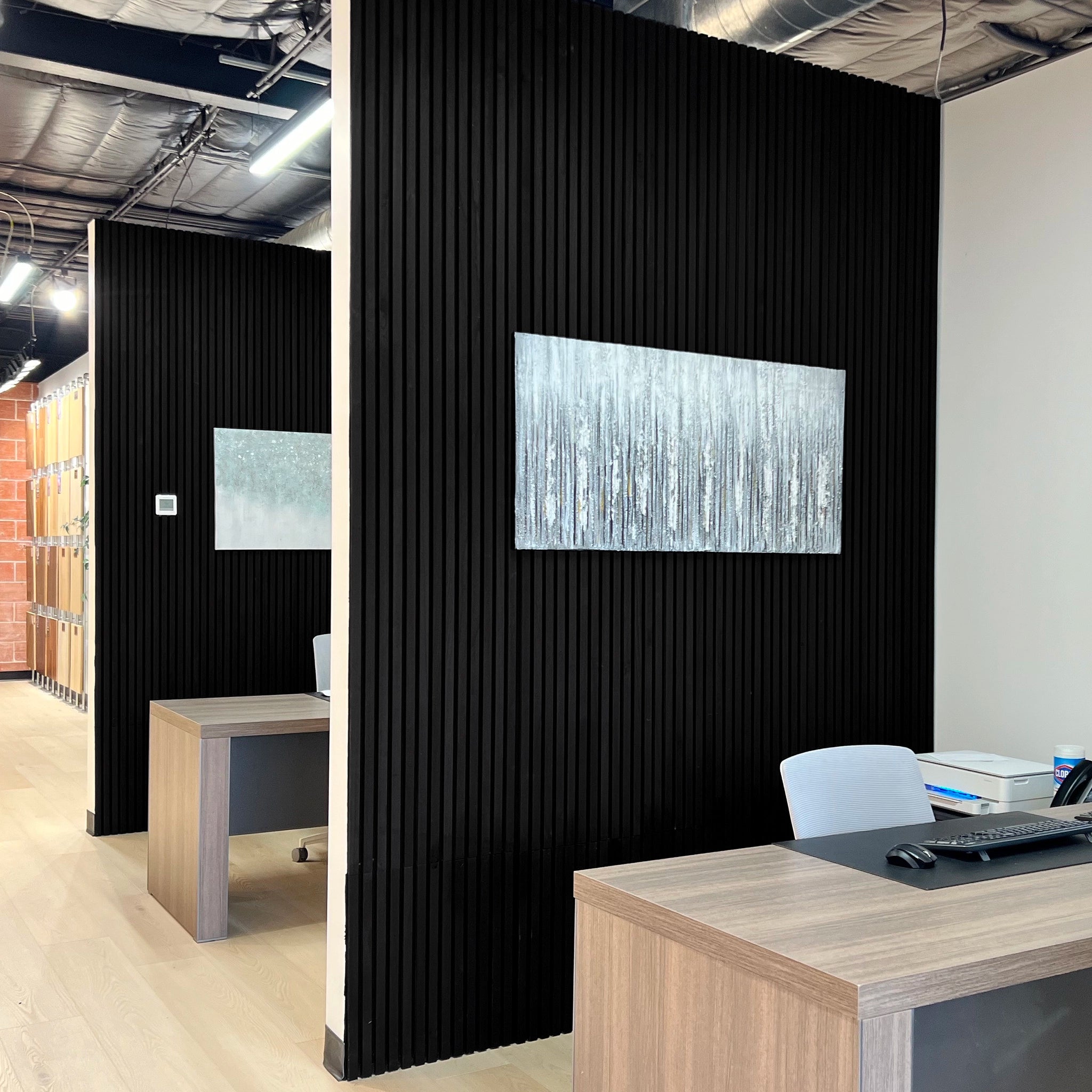 Garrison Midnight Oak Acoustic Slat Panels 120