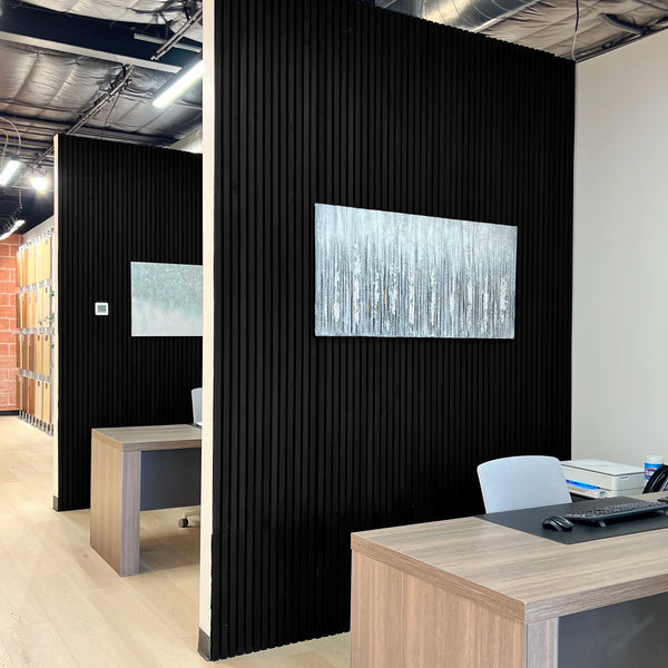 Garrison Midnight Oak Acoustic Slat Panels 120"