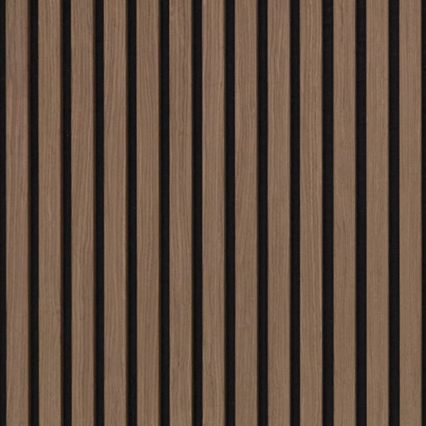 AFD Dark Walnut Acoustic Slat Panels 108.2"