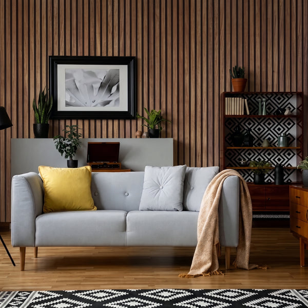 AFD South American Walnut Extra Wide Acoustic Slat Panels
