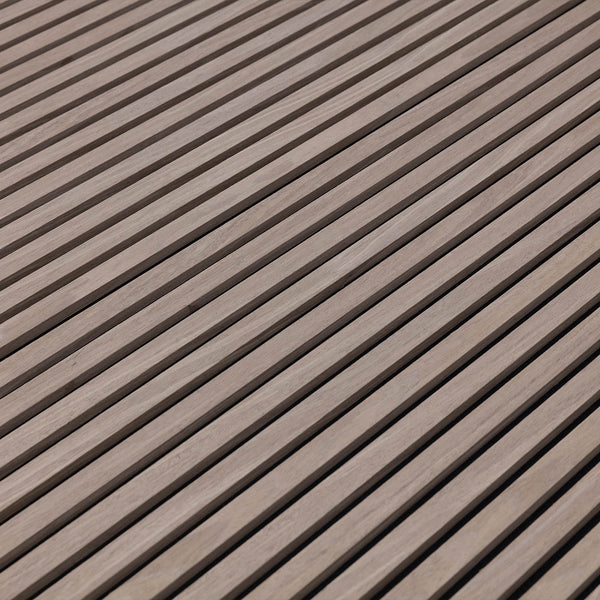 Leather Oak Acoustic Slat Panel 94.5" Sample