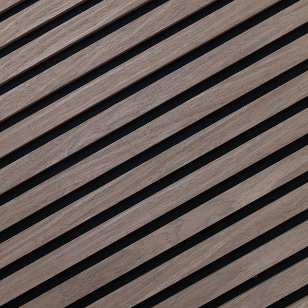 Leather Oak Acoustic Slat Panel 94.5" Sample