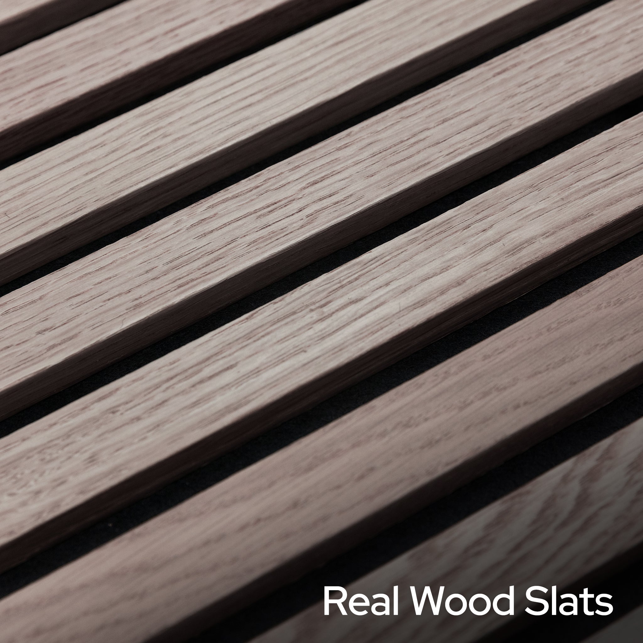 Leather Oak Acoustic Slat Panels 94.5" or 120" Length
