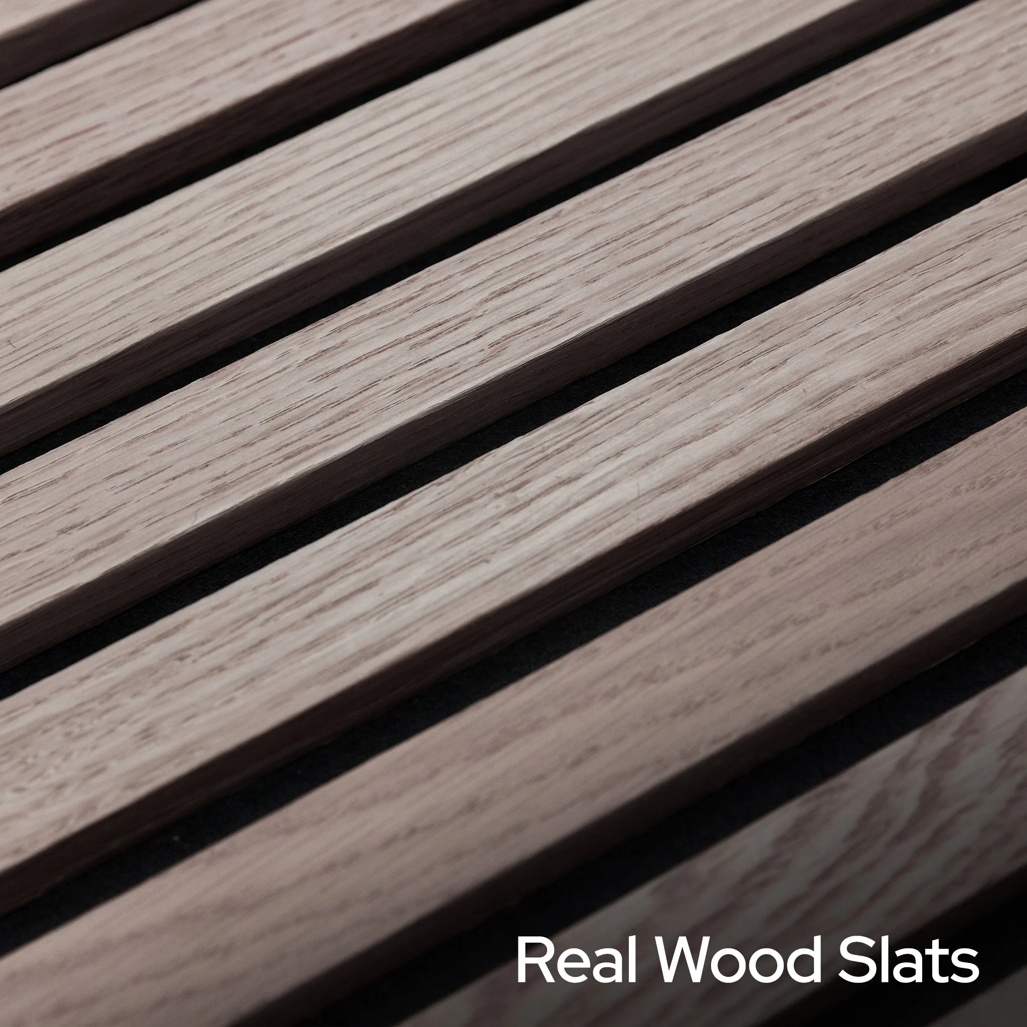 Leather Oak Acoustic Slat Panels 94.5" or 120"