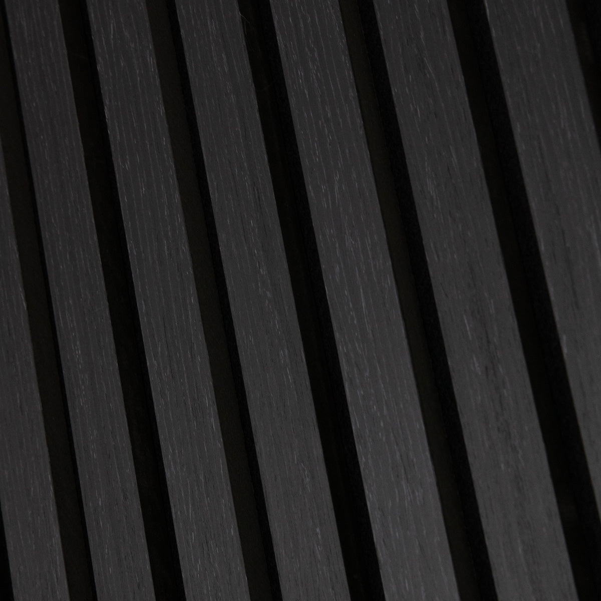 Luxury Black Oak Acoustic Slat Panel 108.25