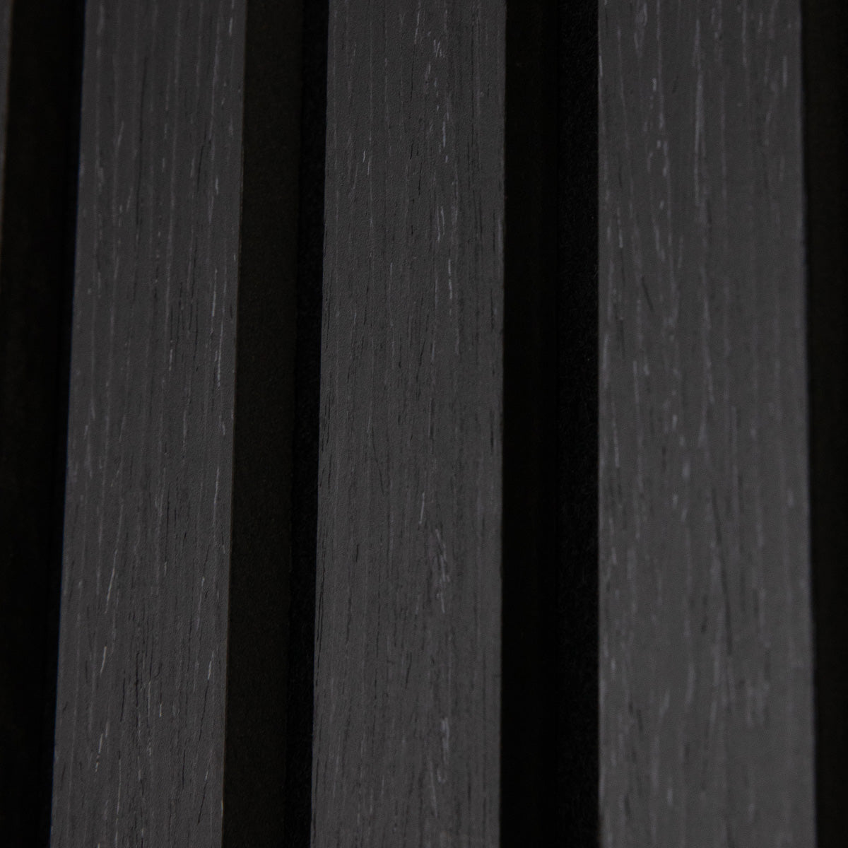 Luxury Black Oak Acoustic Slat Panels
