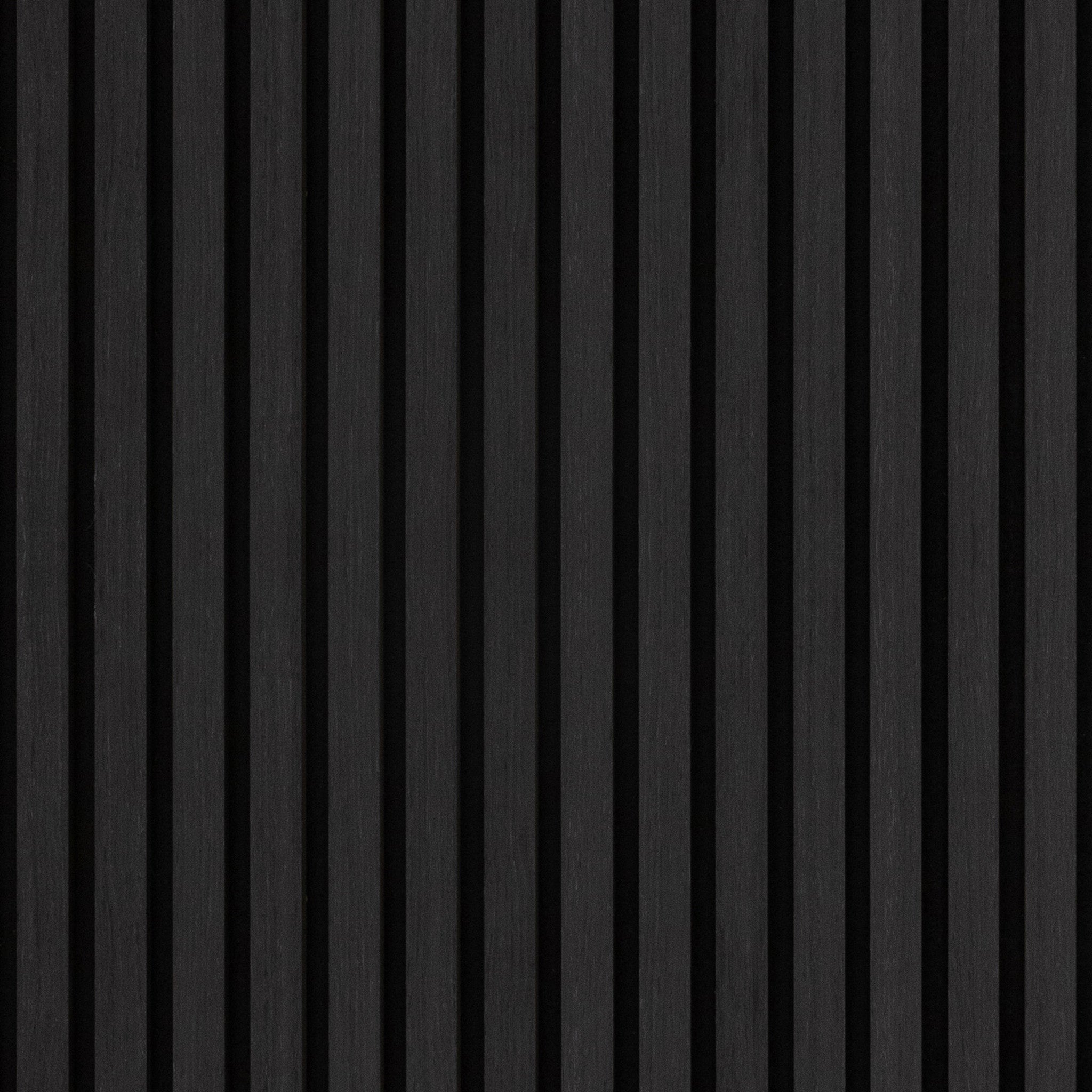 Luxury Black Oak Acoustic Slat Panel 108.25