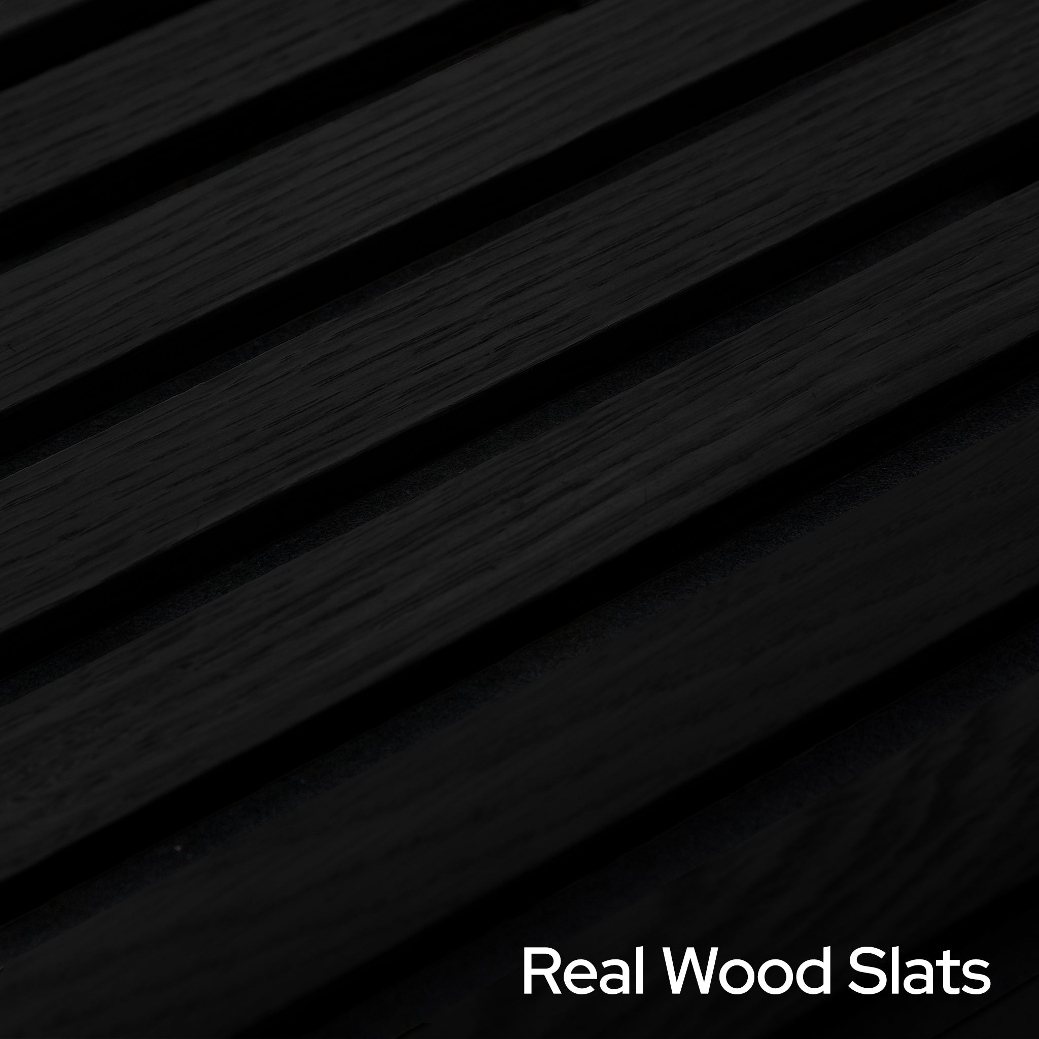 Midnight Oak Acoustic Slat Panels 120" Length