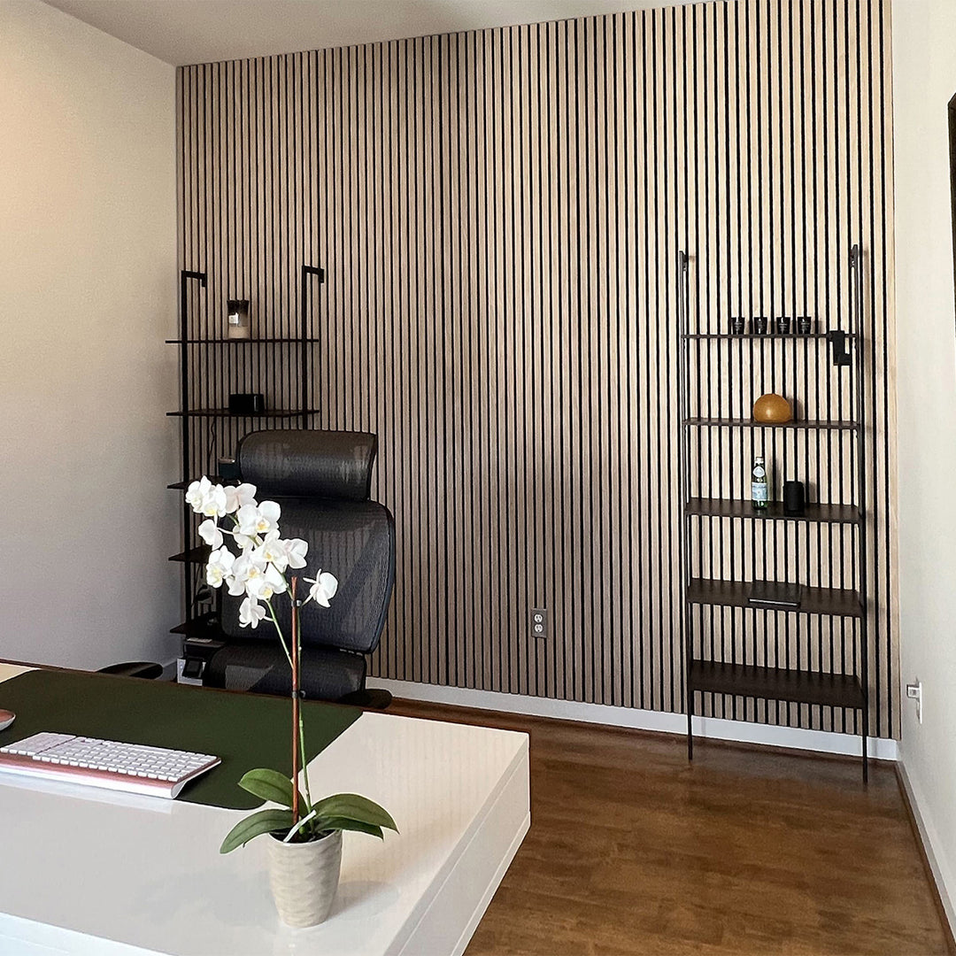 Natural Oak Acoustic Slat Panels 120