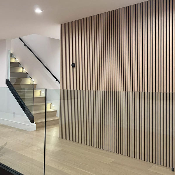 AFD Natural Oak Acoustic Slat Panels 108.2"