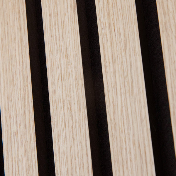 Natural Oak Acoustic Slat Panel 108.25" Sample