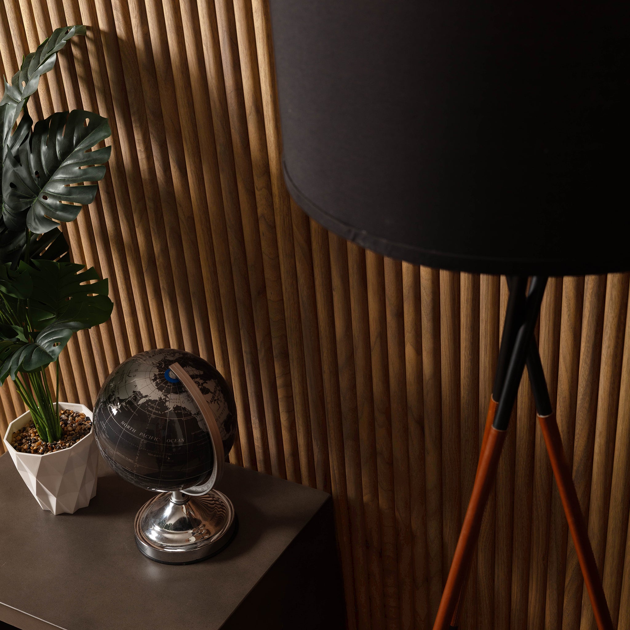 Natural Walnut Flexible Tambour Panels