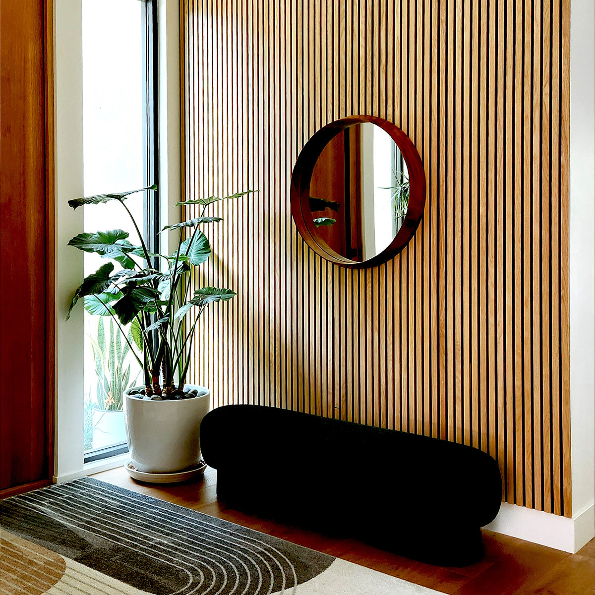 Natural Oak Acoustic Slat Panels