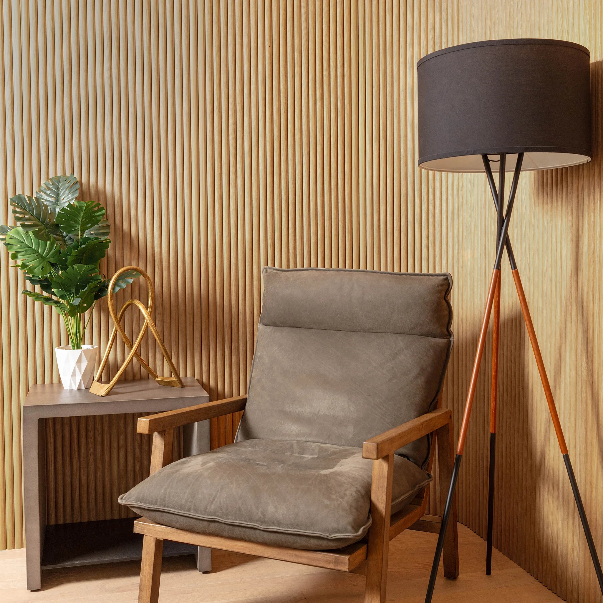 Natural Oak Flexible Tambour Panels 120"