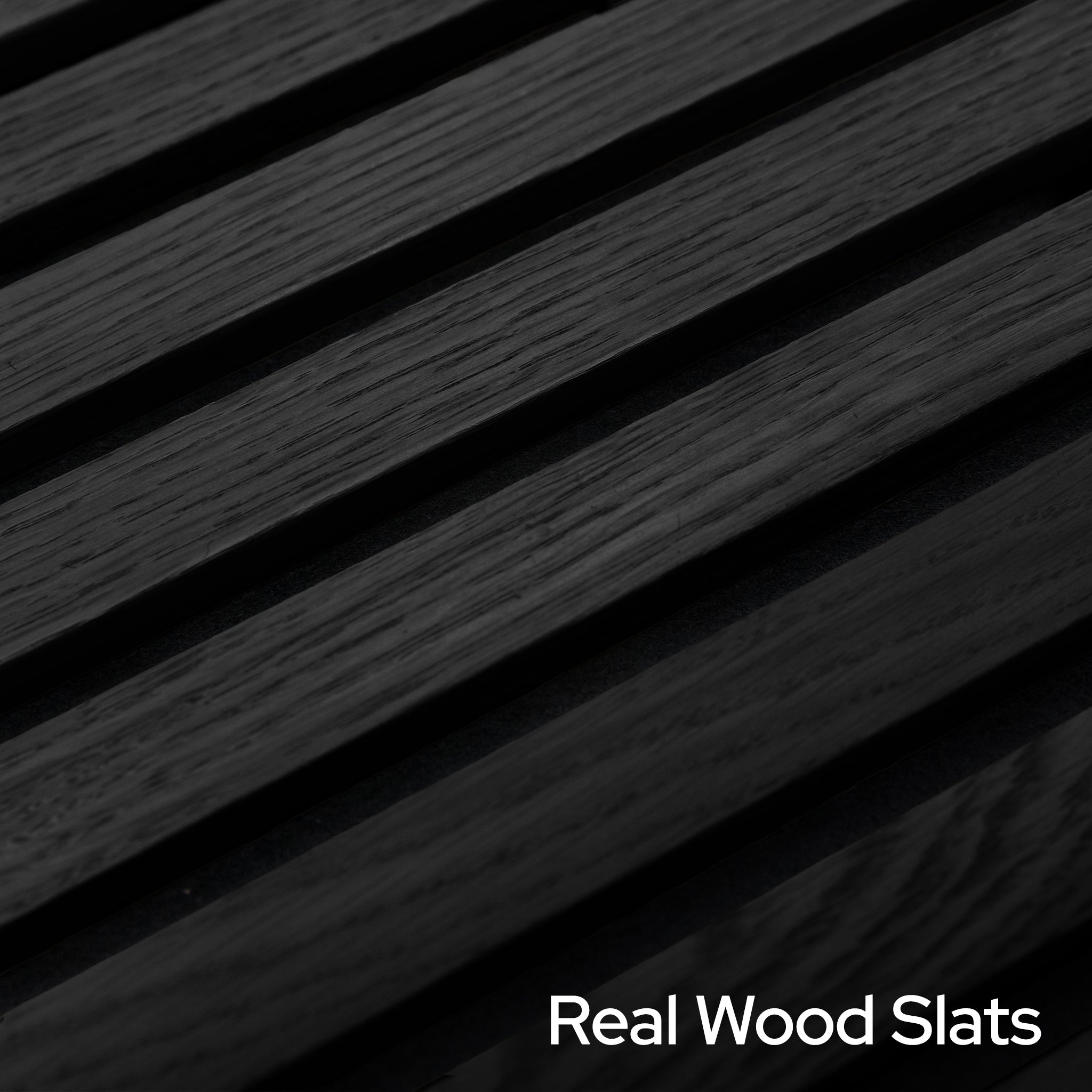 Noir White Oak Acoustic Slat Panels 94.5" or 120" Length