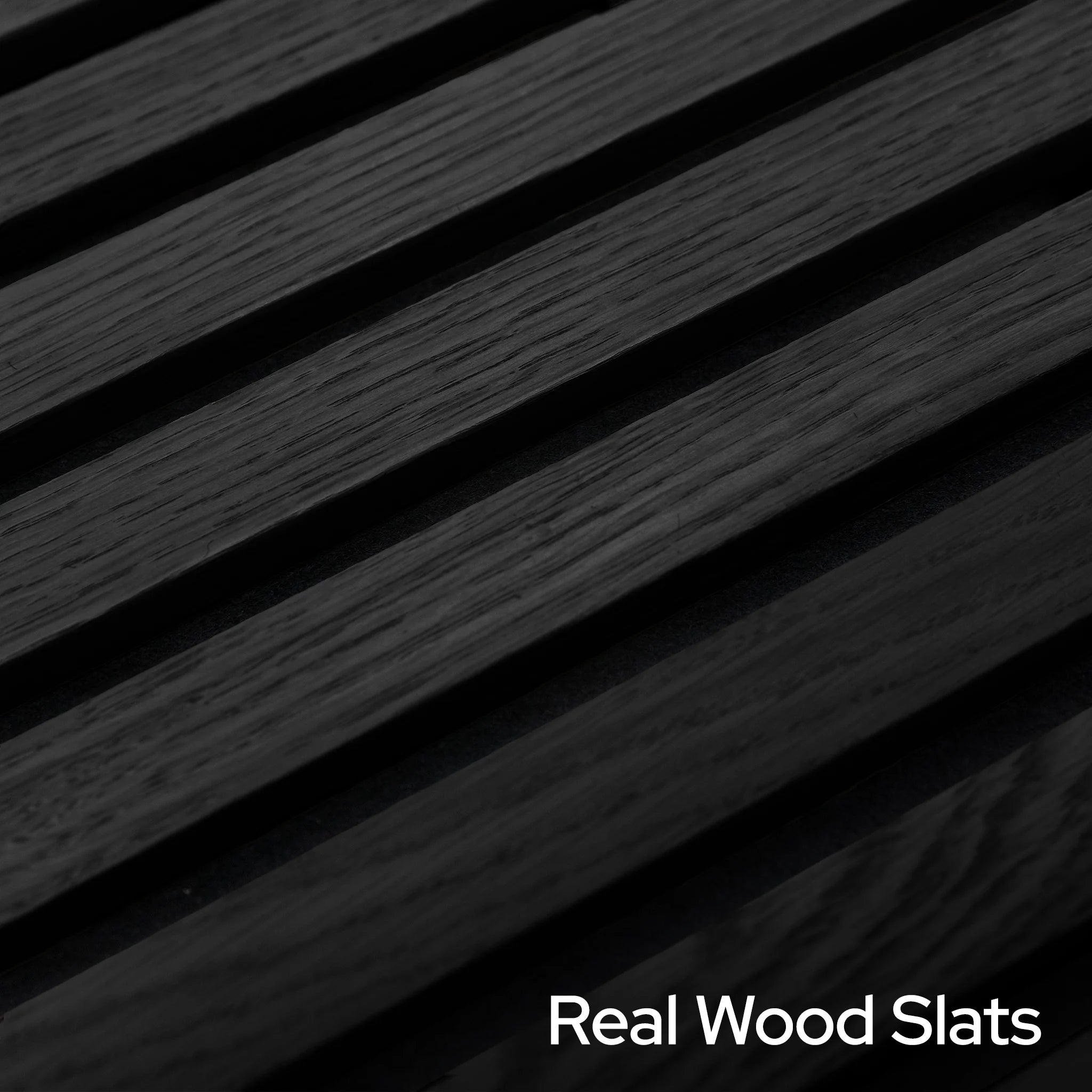 Noir Oak Acoustic Slat Panels 94.5" or 120"