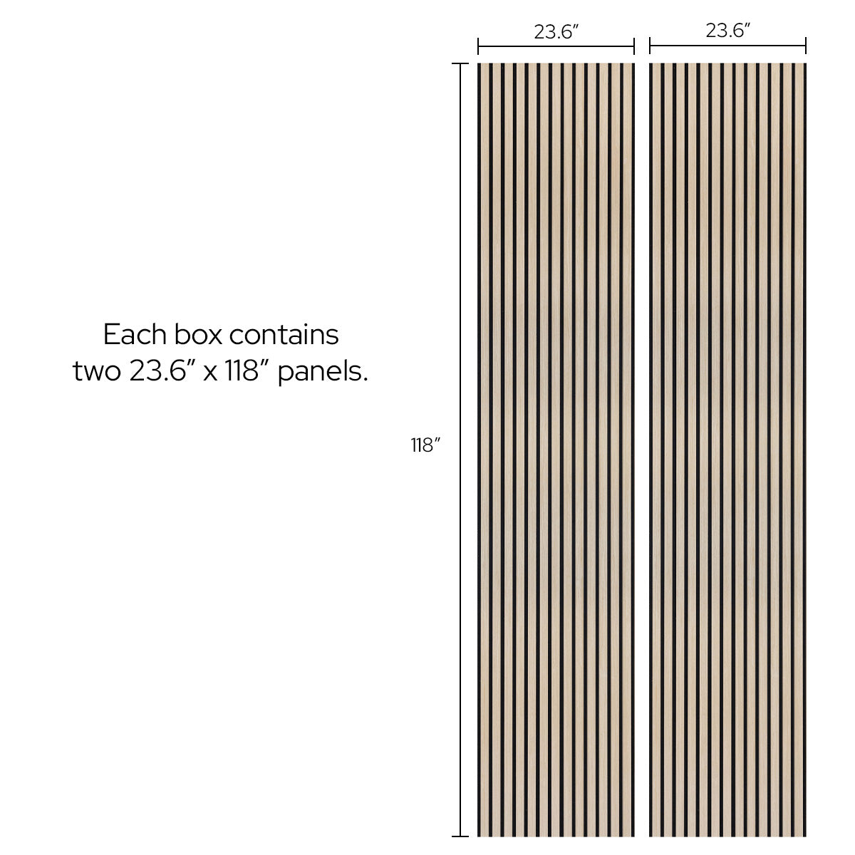 Parchment Oak Acoustic Slat Panels