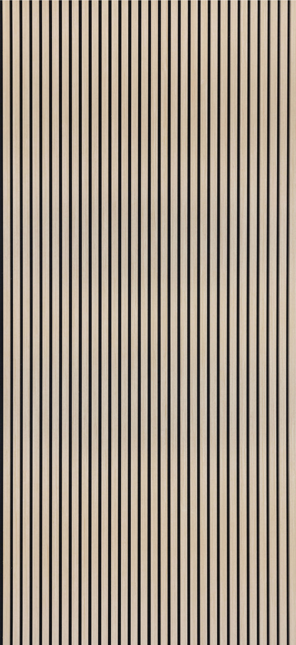 Parchment Oak Acoustic Slat Panels 94.5"
