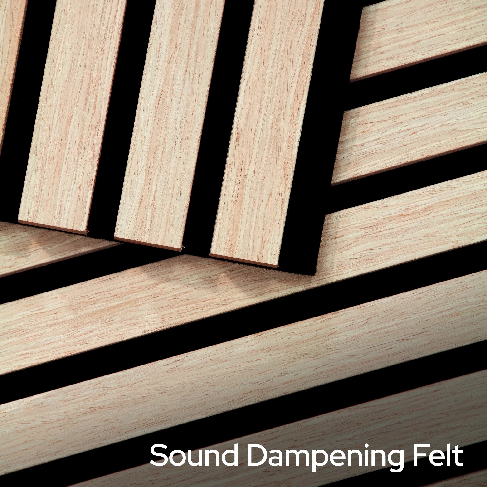 Parchment Oak Acoustic Slat Panels 94.5" or 120"