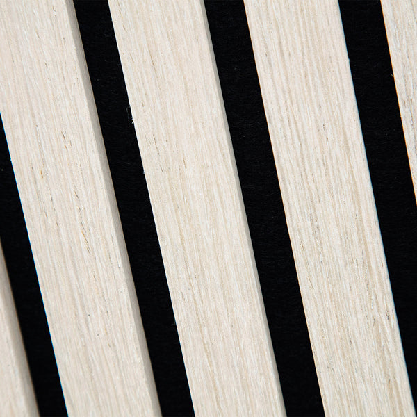 Ivory Oak Acoustic Slat Panel 120" Sample