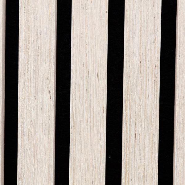 Ivory Oak Acoustic Slat Panels 120"