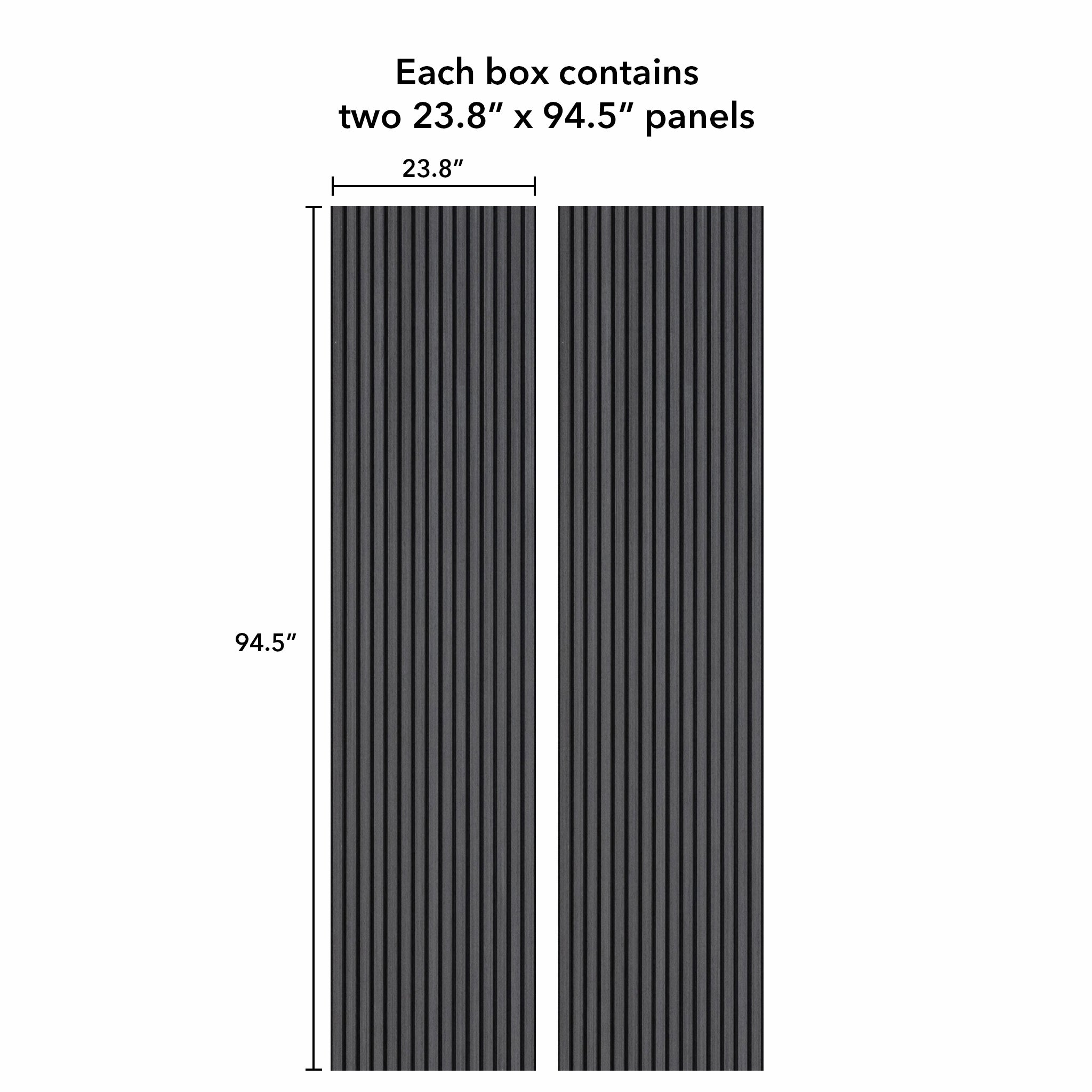 Pebble Oak Acoustic Slat Panels