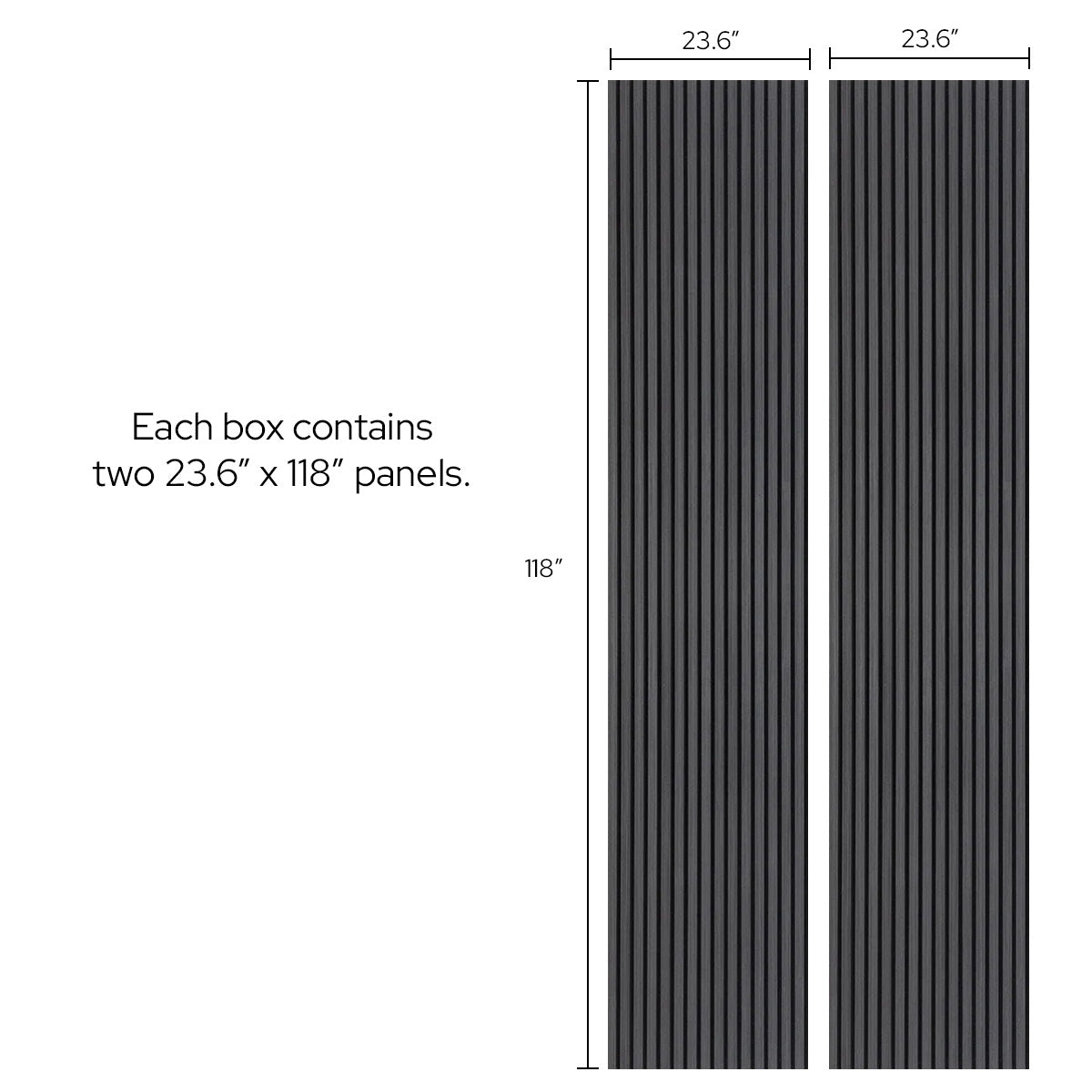 Pebble Oak Acoustic Slat Panels