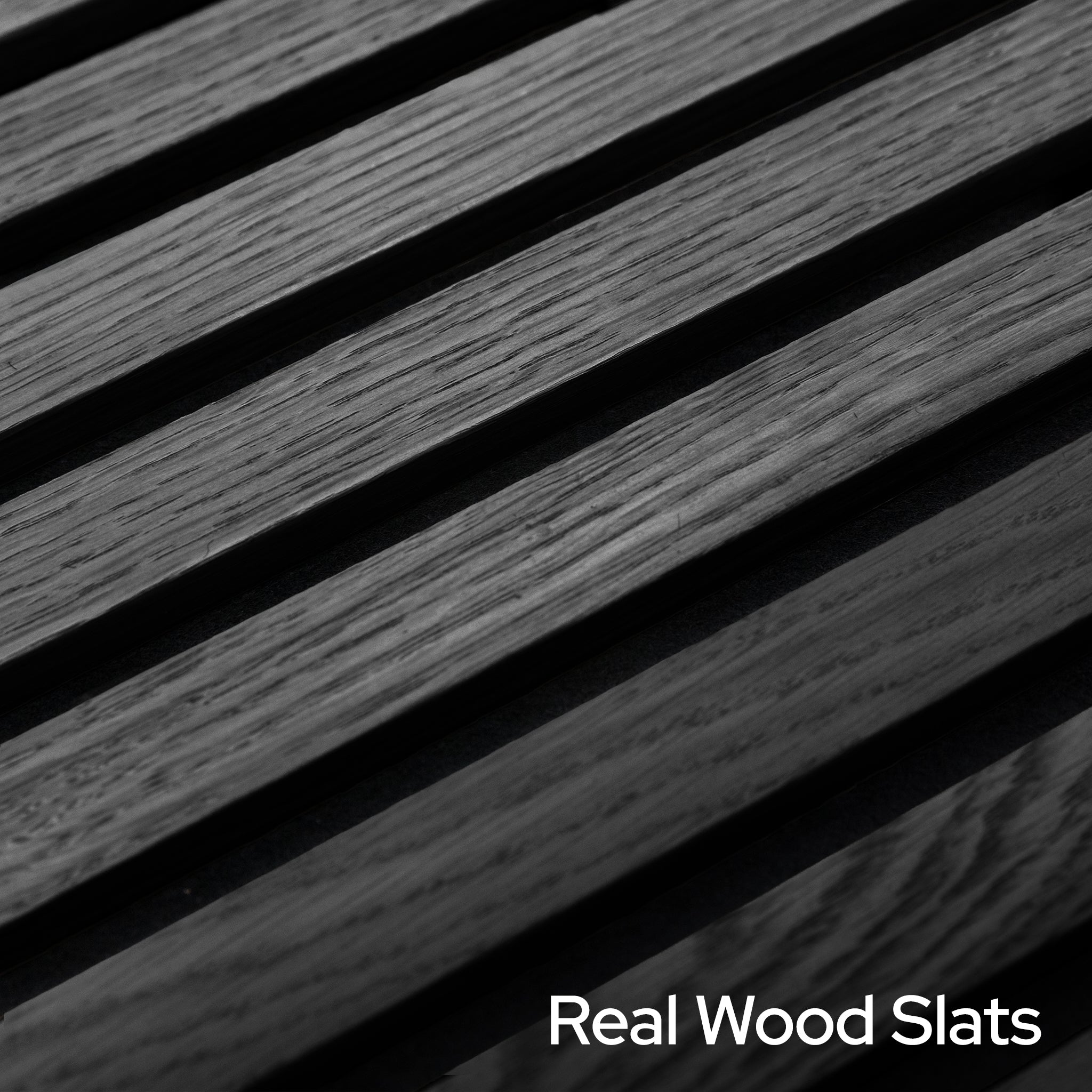 Pebble Oak Acoustic Slat Panels 94.5" or 118" Length