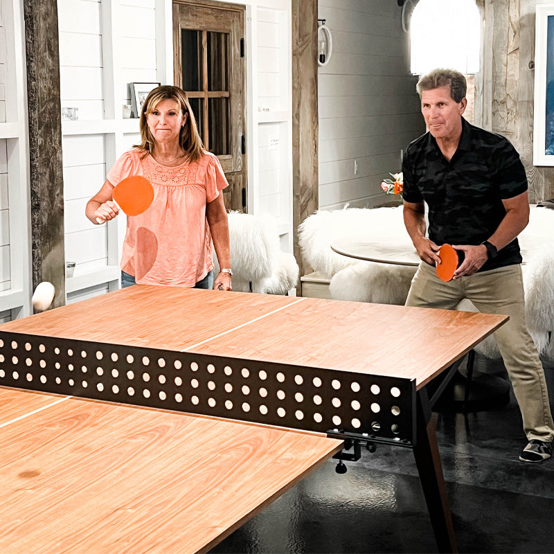 Luxury Black Walnut Ping Pong Table – Luxewall