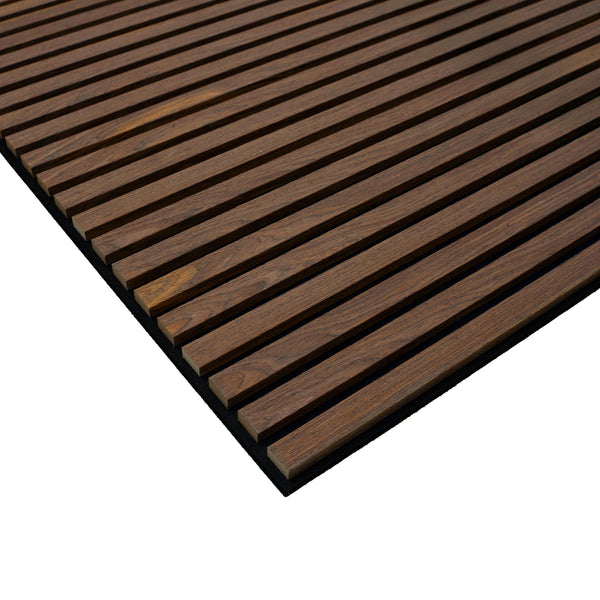 Natural Walnut Acoustic Slat Panels 94.5" or 120"