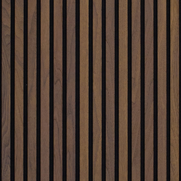Natural Walnut Acoustic Slat Panels 94.5" or 120"